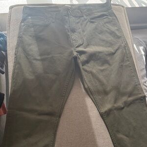 Old Navy Men's Dark Olive Slim Jeans